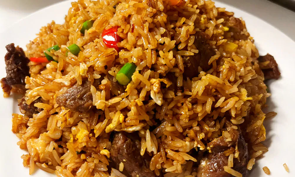 Beef Fried Rice at WOK IN Asian Cuisine, an Asian Restaurant in Saint John