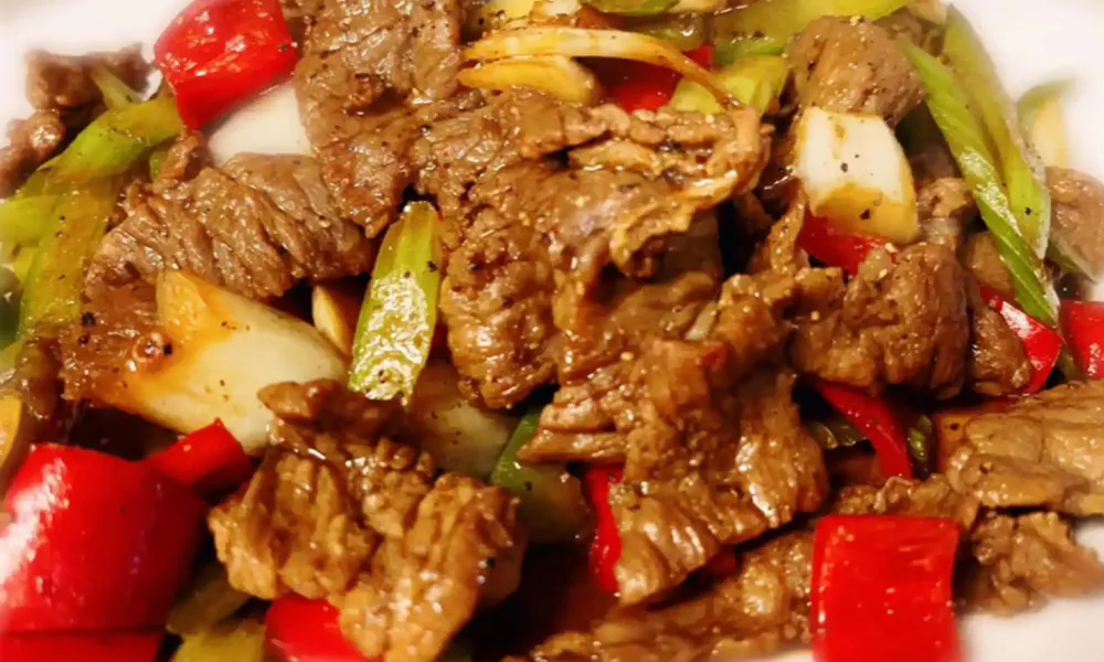 Sautéed Beef & Black Peppers at WOK IN Asian Cuisine, an Asian Restaurant in Saint John