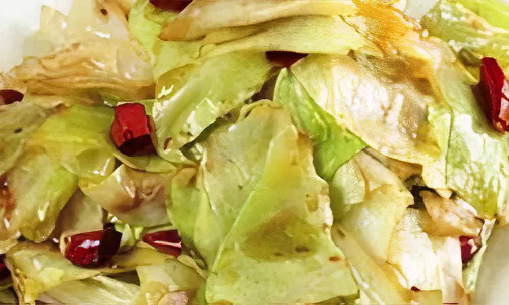 Sautéed Cabbage at WOK IN Asian Cuisine, an Asian Restaurant in Saint John